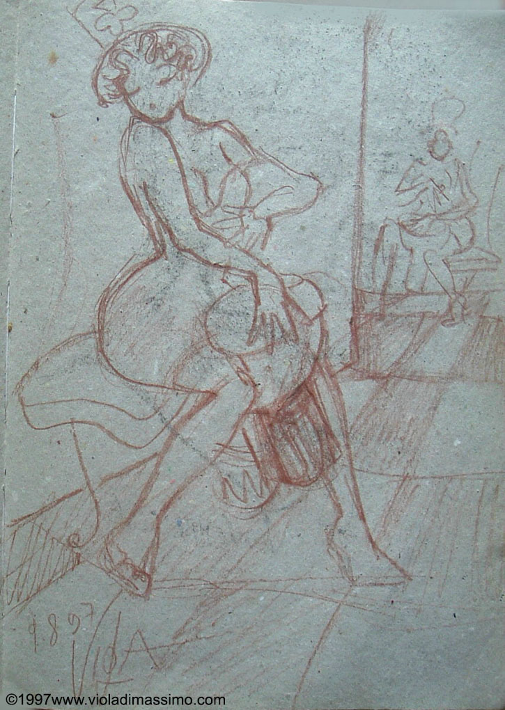 disegno opera su carta