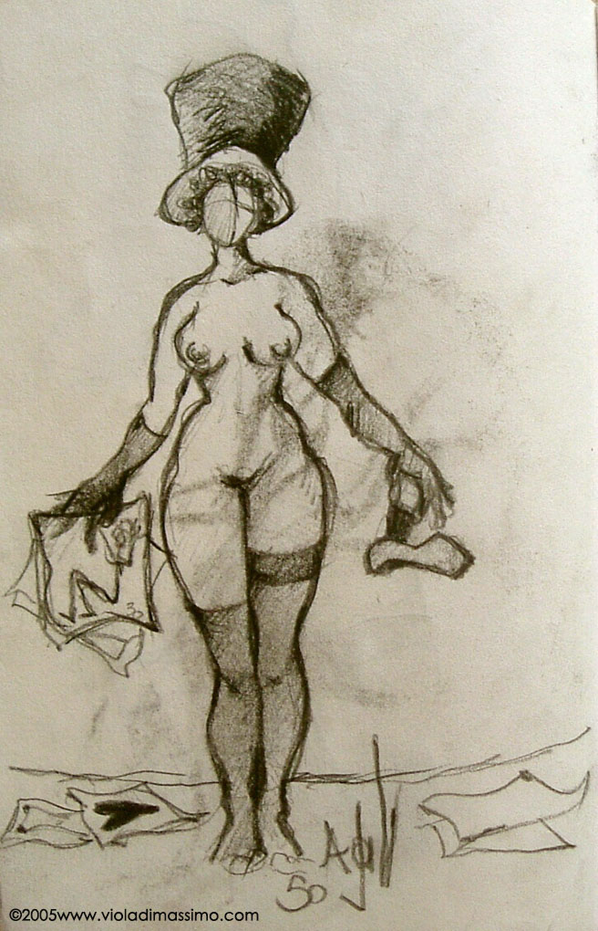 disegno opera su carta