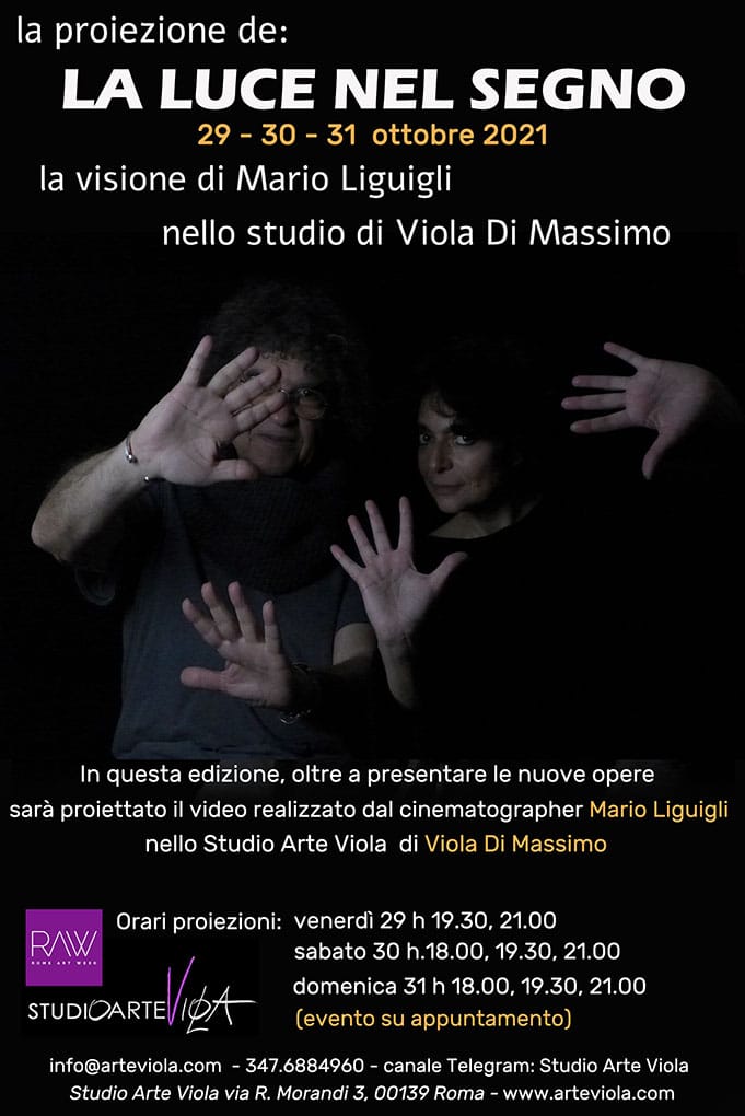 eventi la luce nel segno viola di massimo